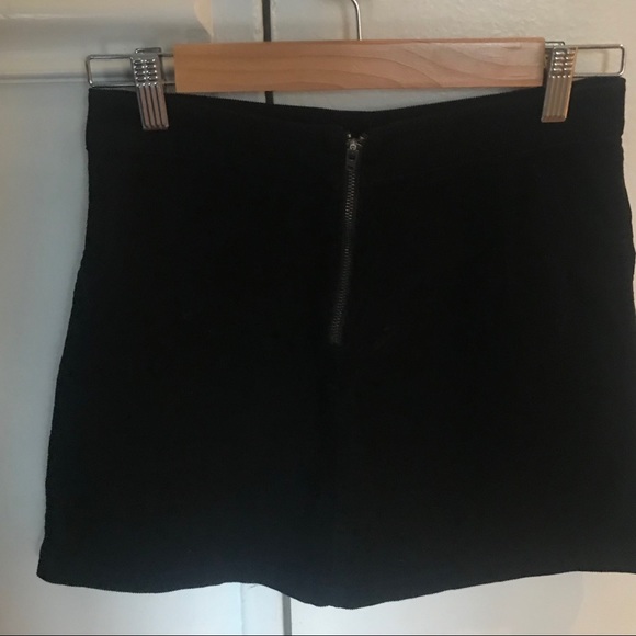 Artizia Corduroy Black Mini Skirt - Picture 2 of 4